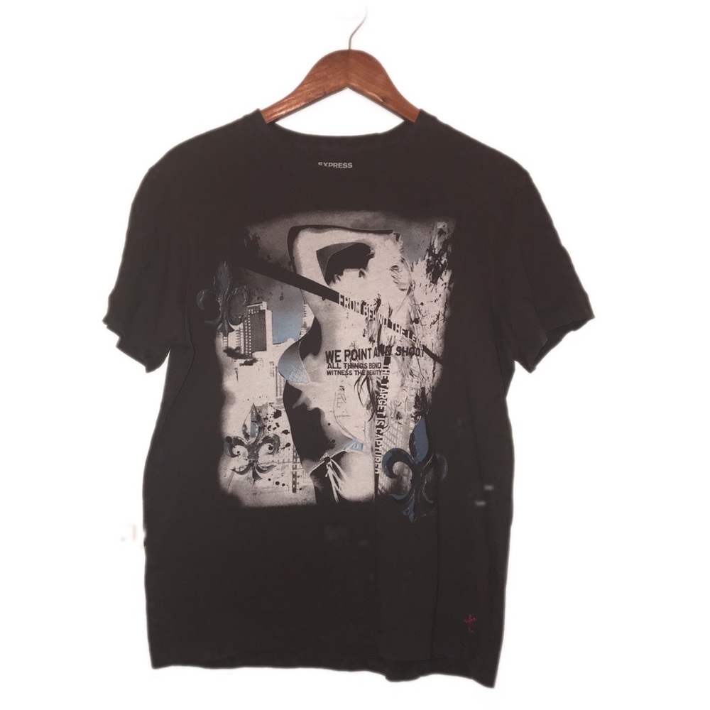 Express T shirt size M black